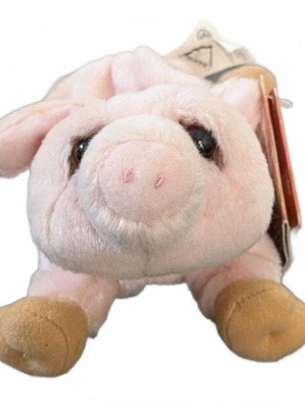 Vintage Lou Rankin Wilfred Pig Plush Vintage 1990s With Tag Mini Friends Dakin